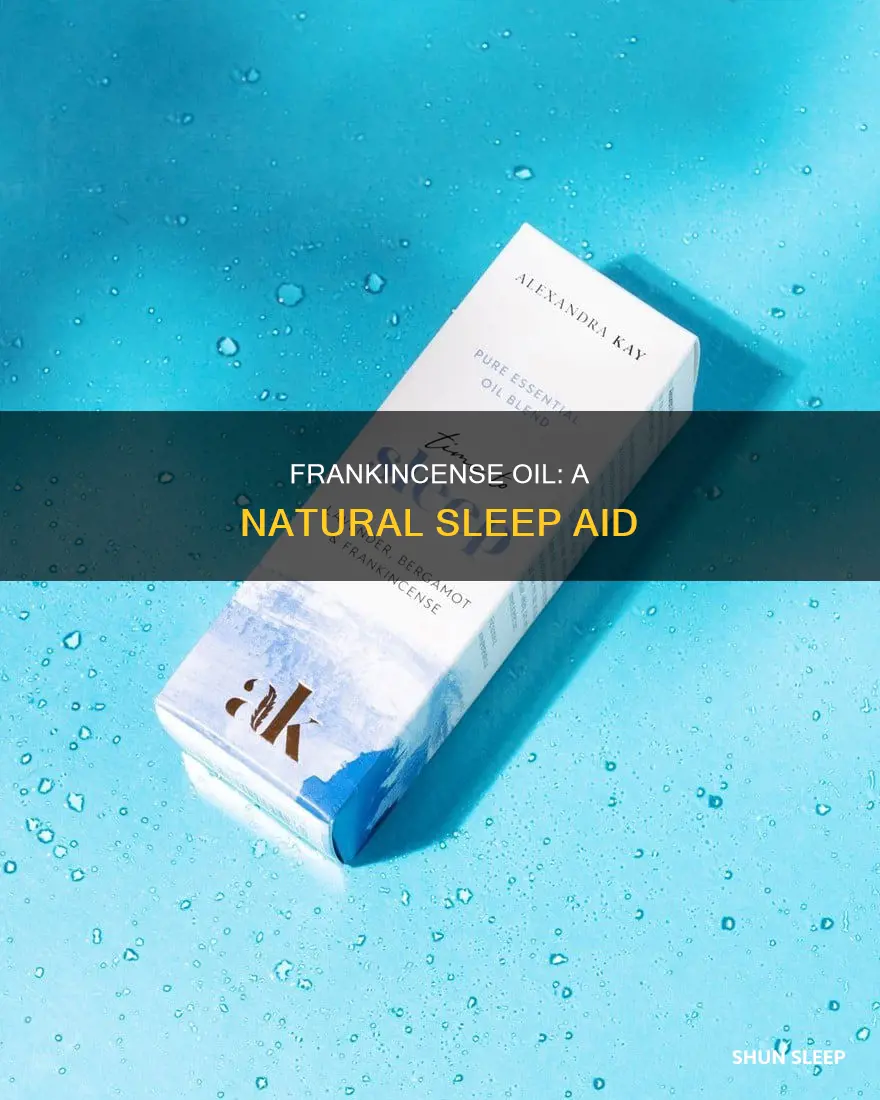 how to use frankincense essential oil for sleep