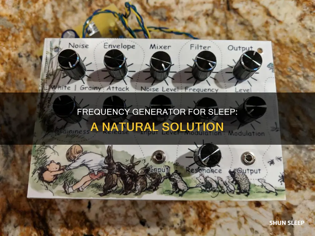 how to use frequency generator for sleep