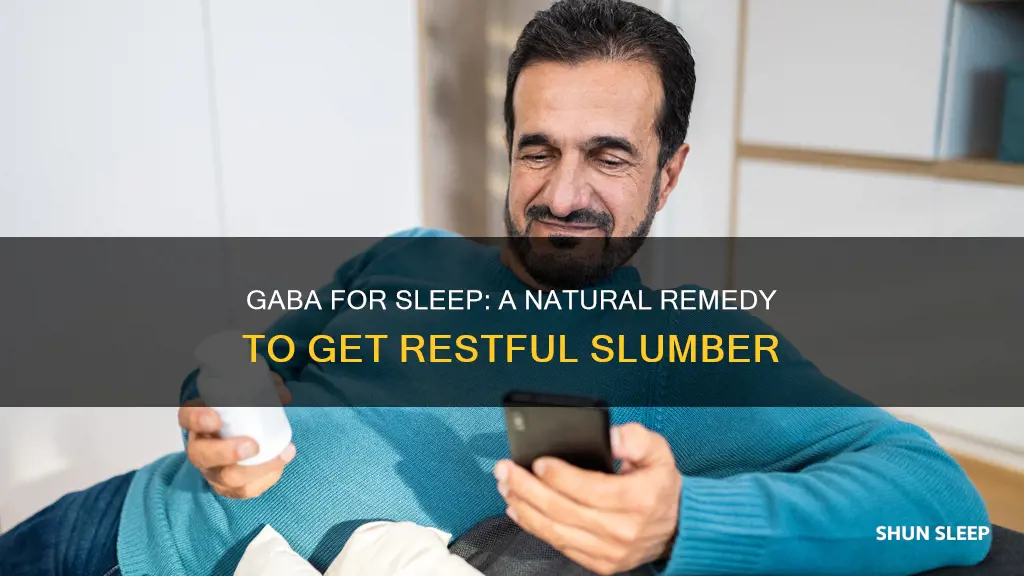 how to use gaba for sleep