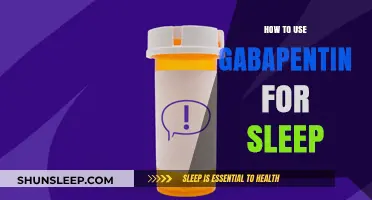 Unlocking Gabapentin's Sedative Powers for Sleep