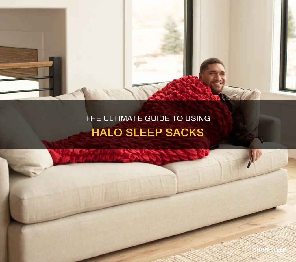 how to use halo sleep sack