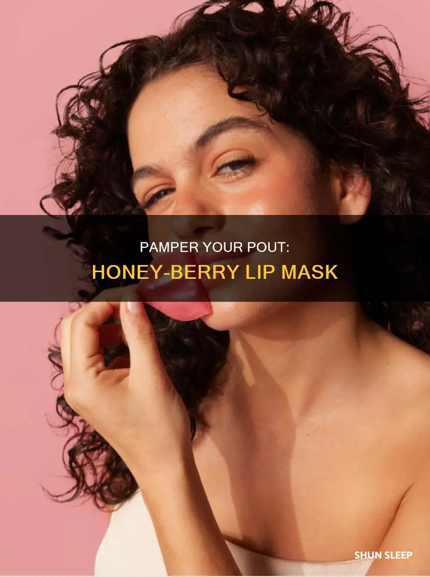 how to use honey and berry lip sleeping mask