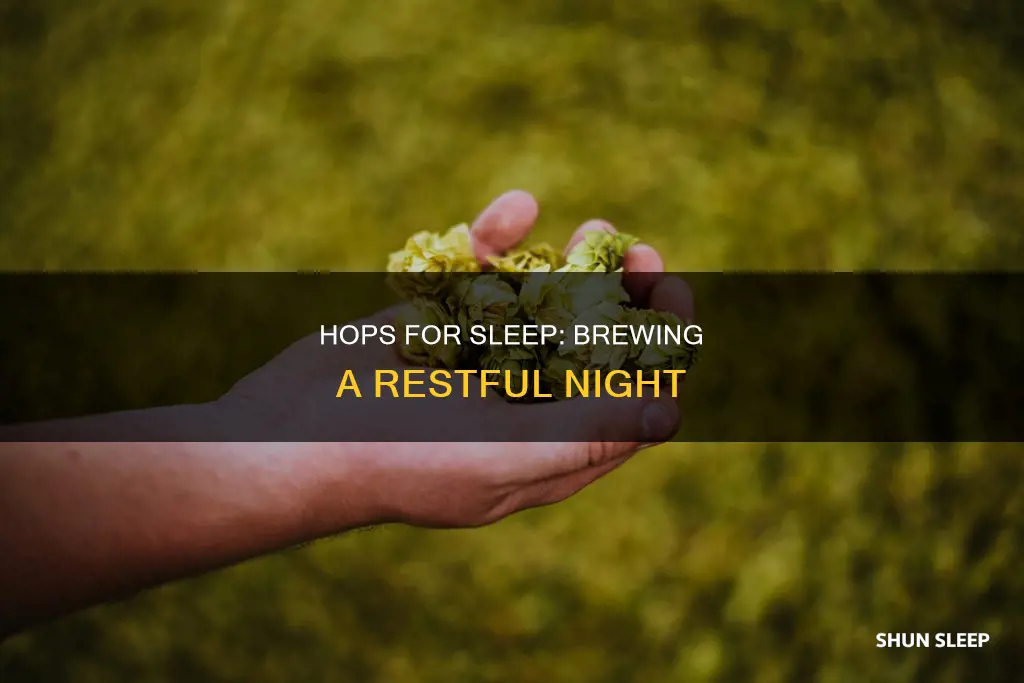 how to use hops for sleep