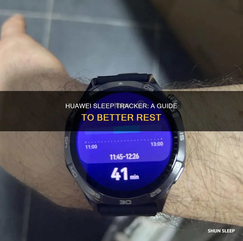 how to use huawei sleep tracker