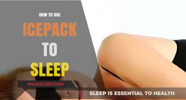 Cooling Down to Sleep with an Ice Pack