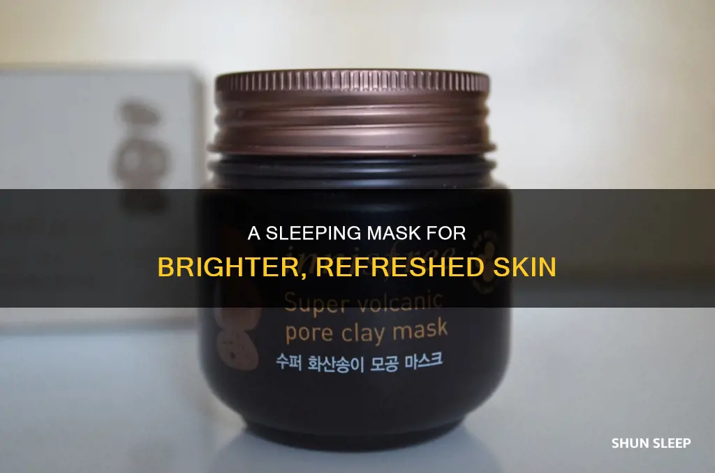 how to use innisfree brightening pore sleeping mask