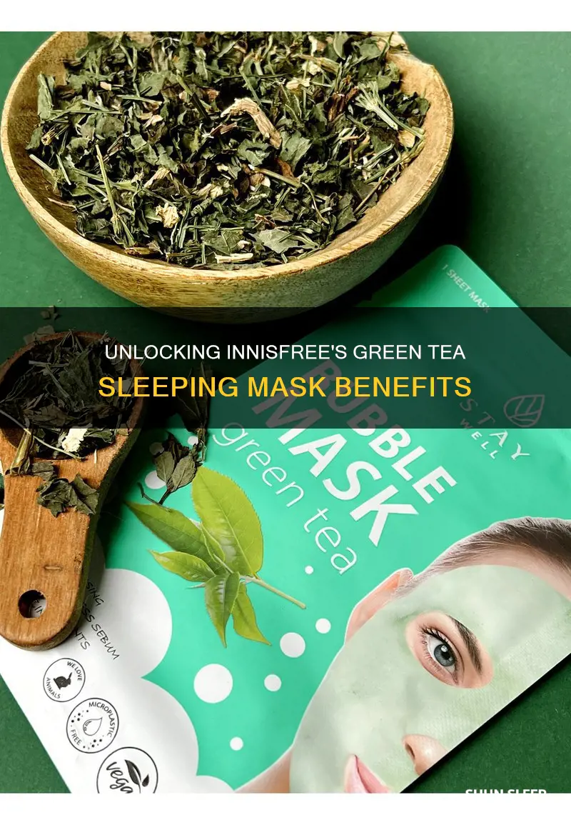 how to use innisfree green tea sleeping mask