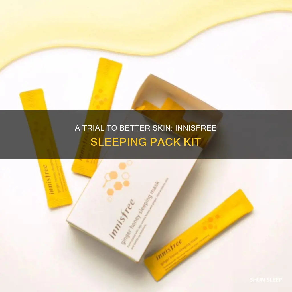 how to use innisfree sleeping pack trial kit