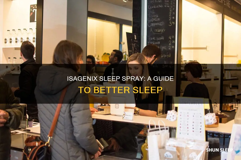 how to use isagenix sleep spray