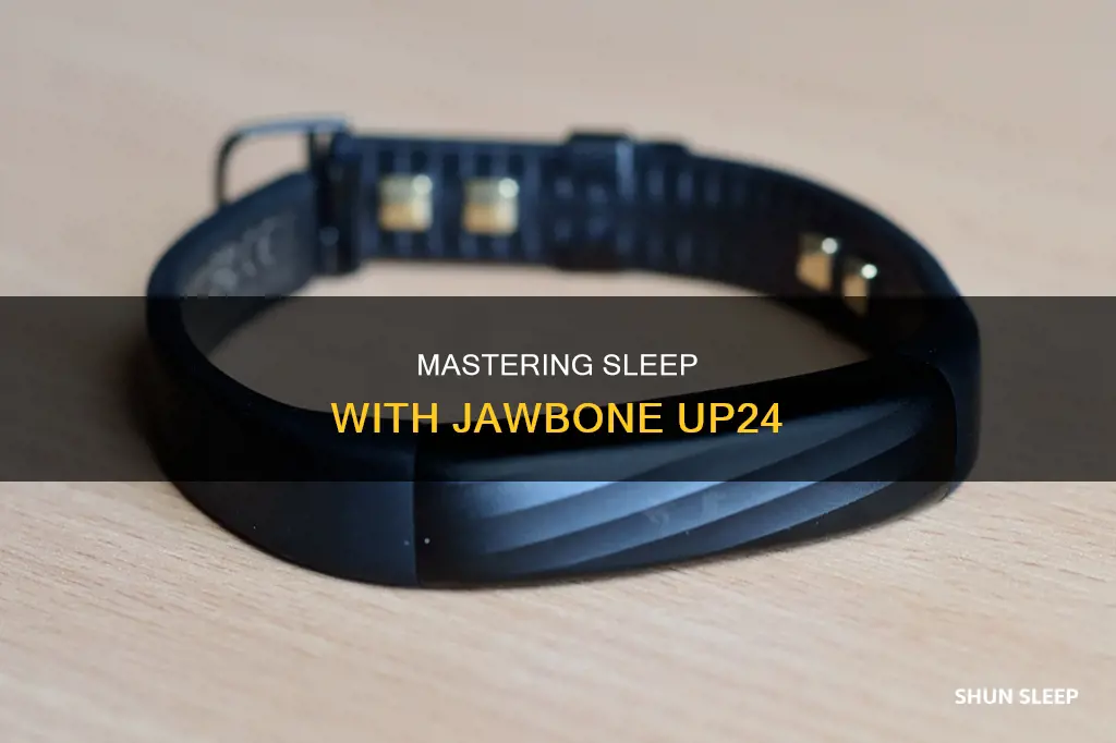 how to use jawbone up24 sleep