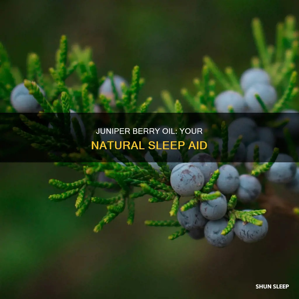 how to use juniper berry essential oil for sleep