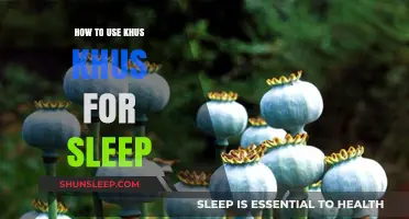 Utilizing Khus Khus for a Peaceful Sleep