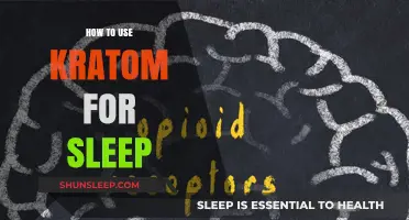 Using Kratom for Sleep: A Natural Solution