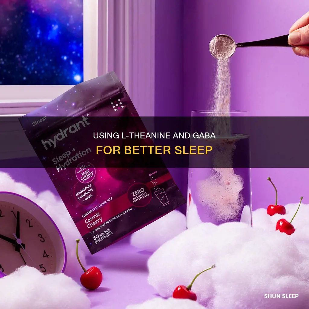 how to use l theanin and gaba for sleep