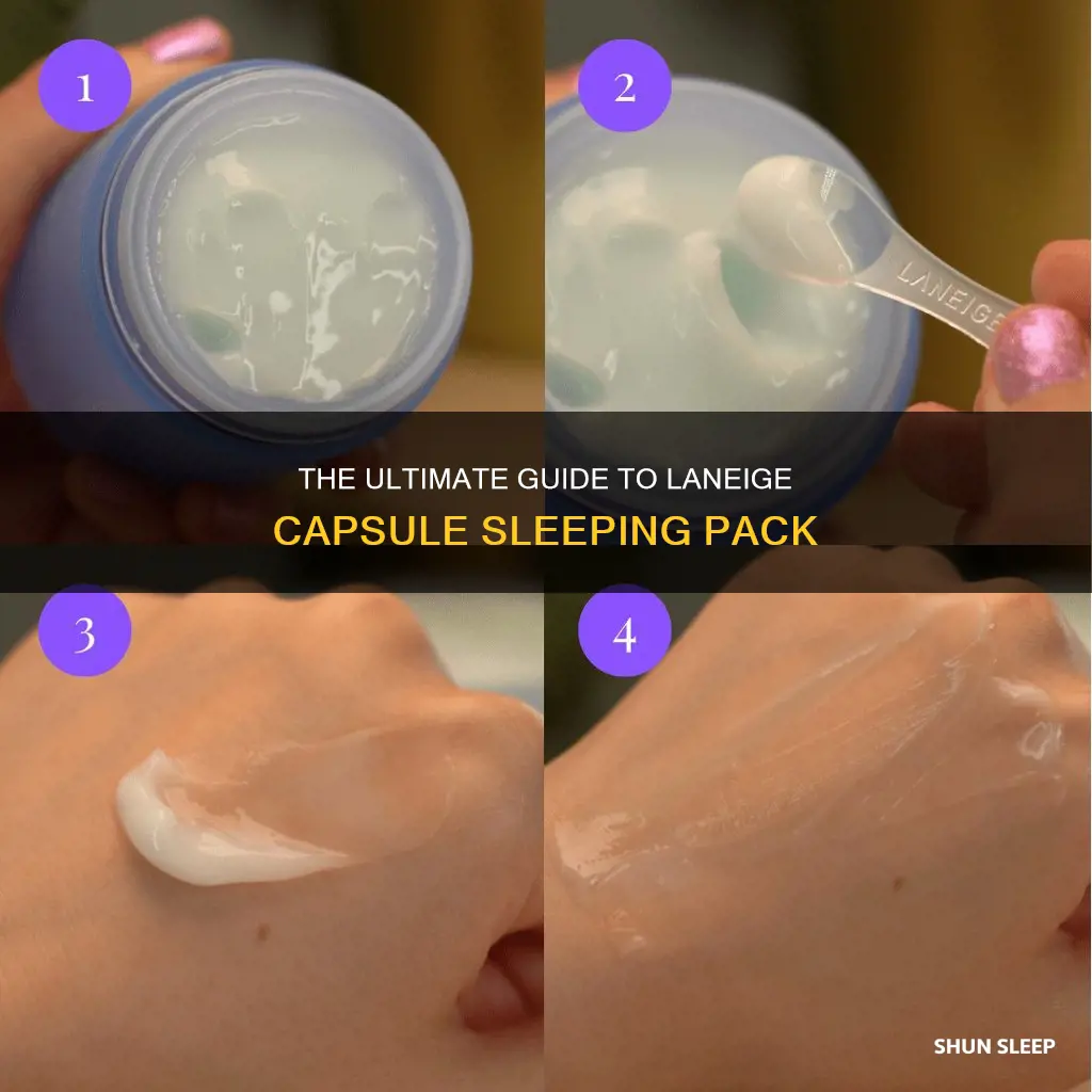how to use laneige capsule sleeping pack