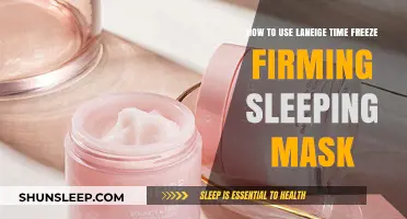 A Sleeping Mask Guide: Laneige's Time Freeze Firming Application