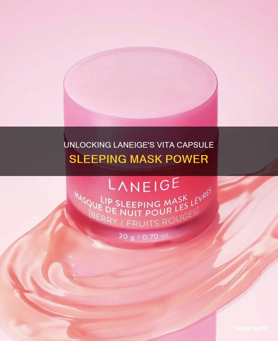 how to use laneige vita capsule sleeping mask