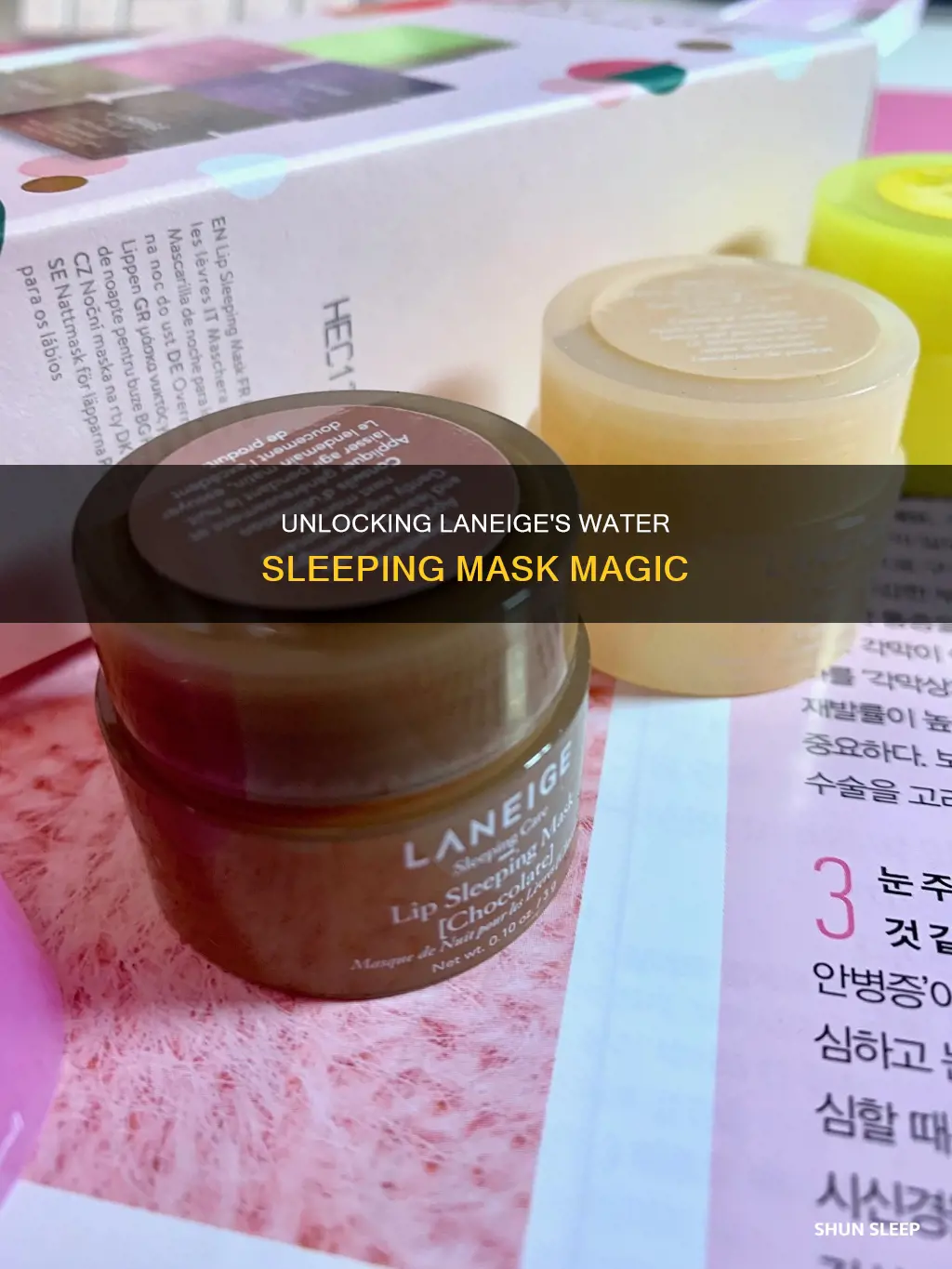 how to use laneige water sleeping ball