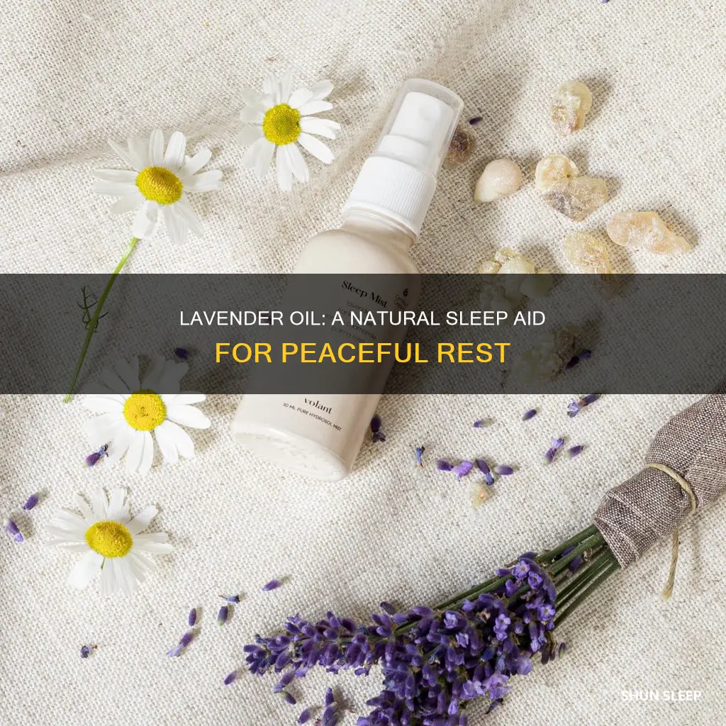 how to use lavender essential oil for better sleep