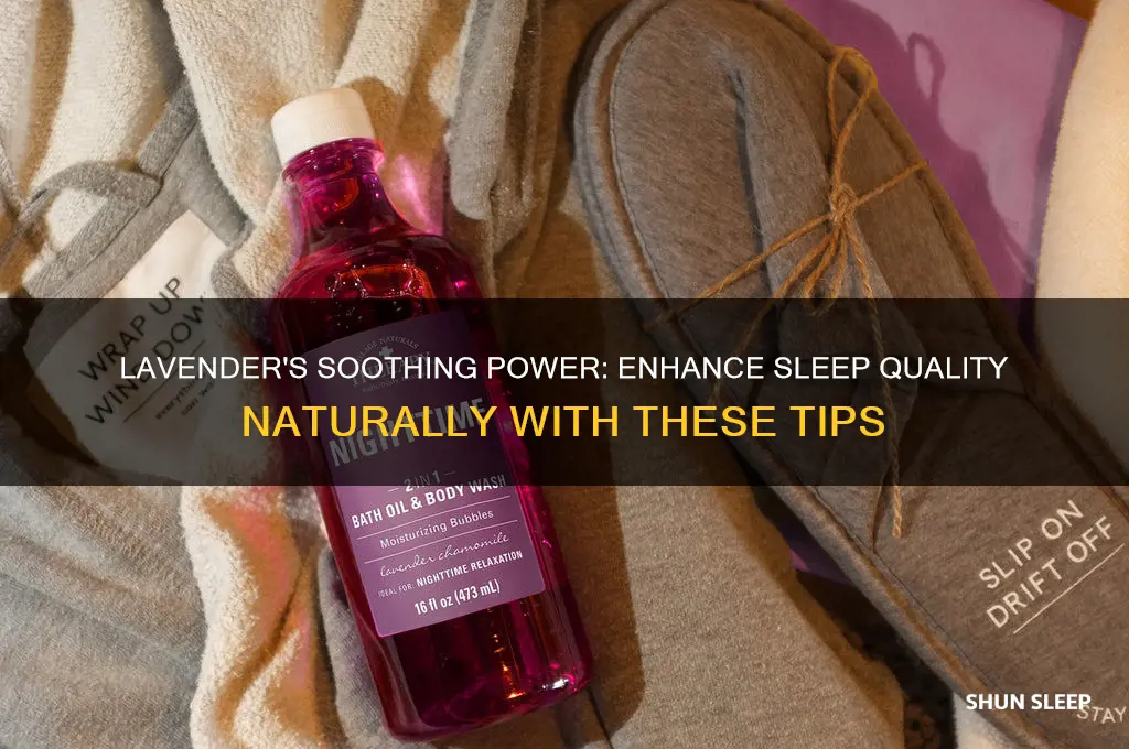 how to use lavender to help you sleep