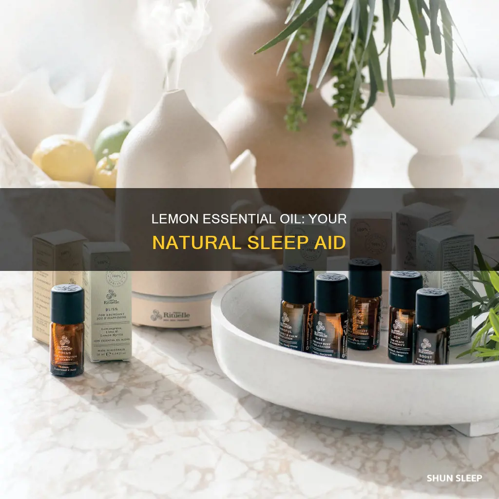 how to use lemon essential oil for sleep
