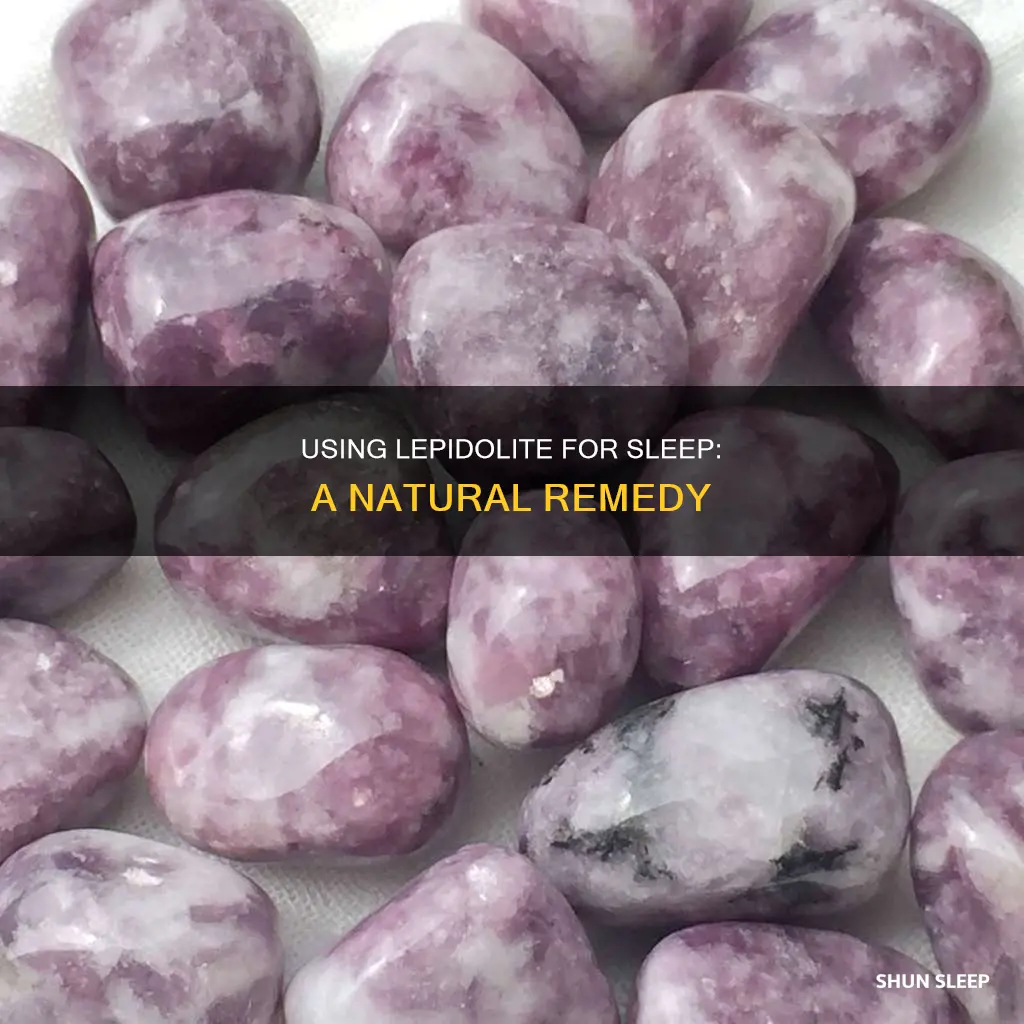 how to use lepidolite for sleep