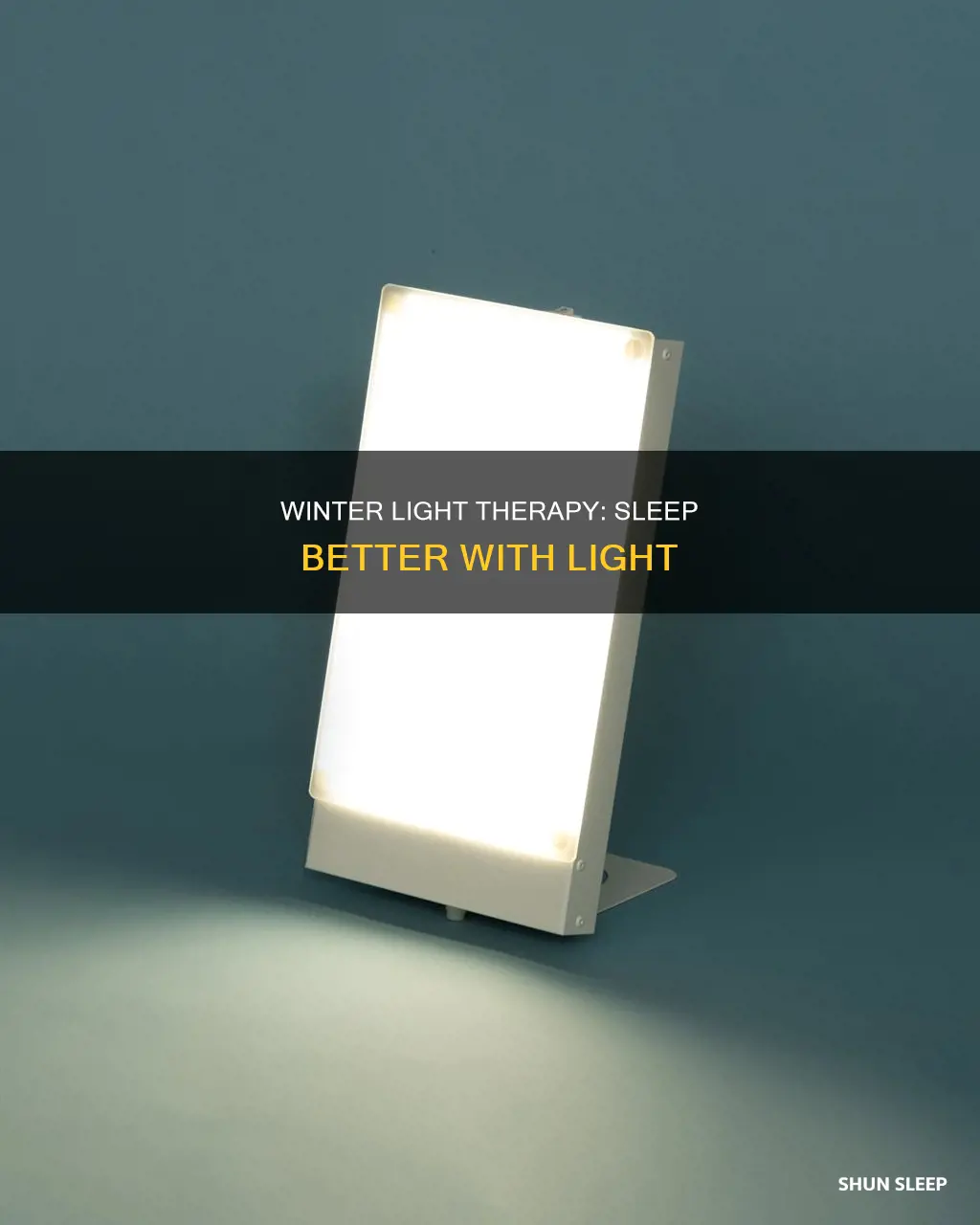 how to use light therapy for sleep in winte