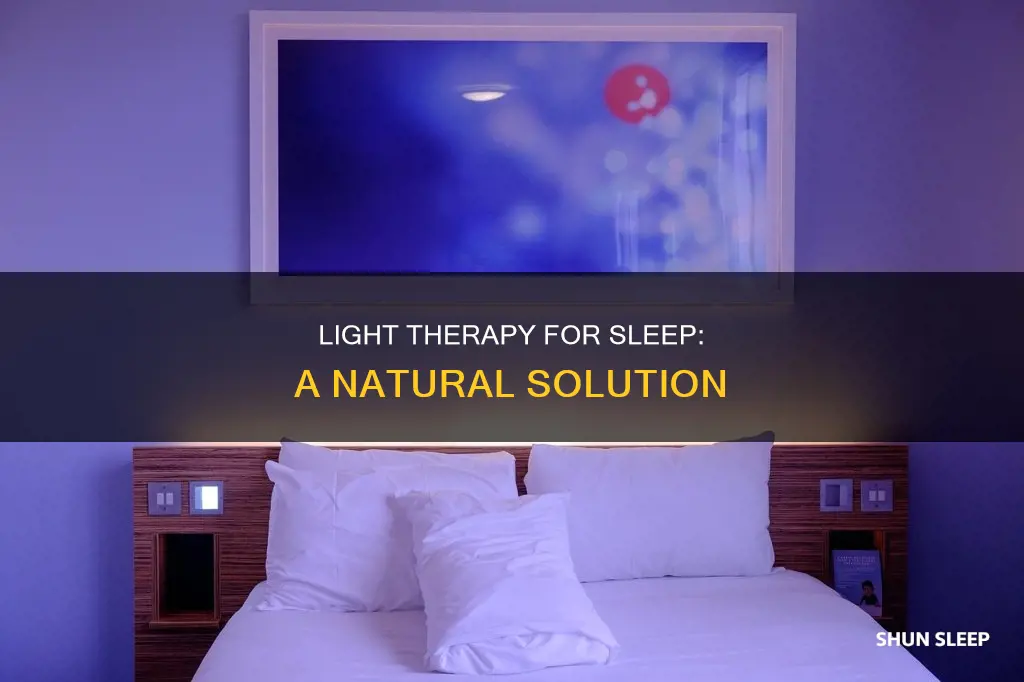 how to use light therapy for sleep