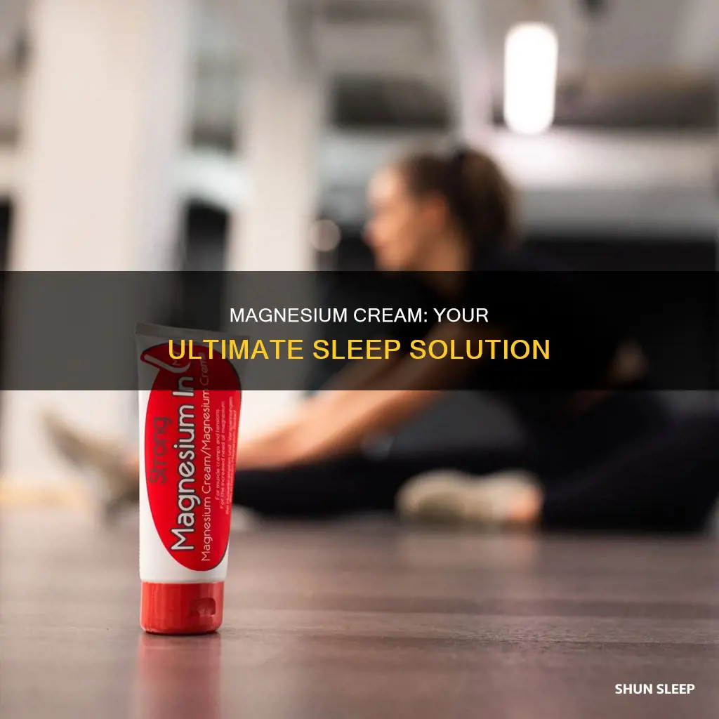 how to use magnesium cream for sleep