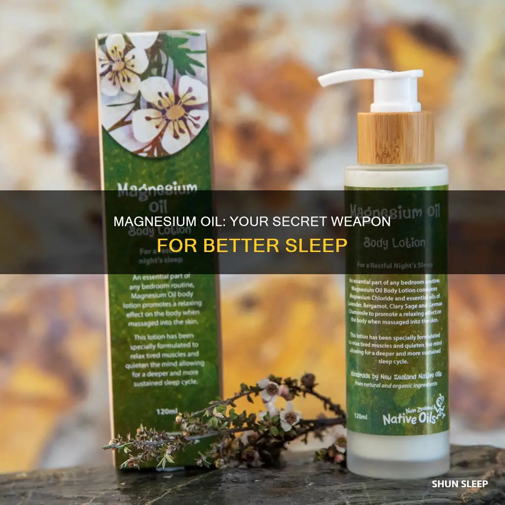 how to use magnesium oil for better sleep