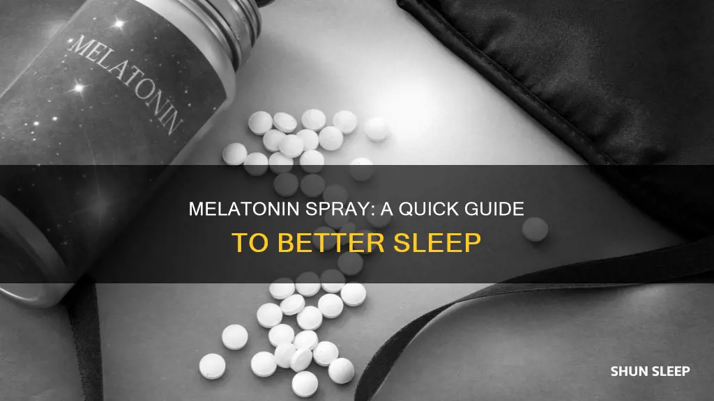 how to use melatonin sleep spray