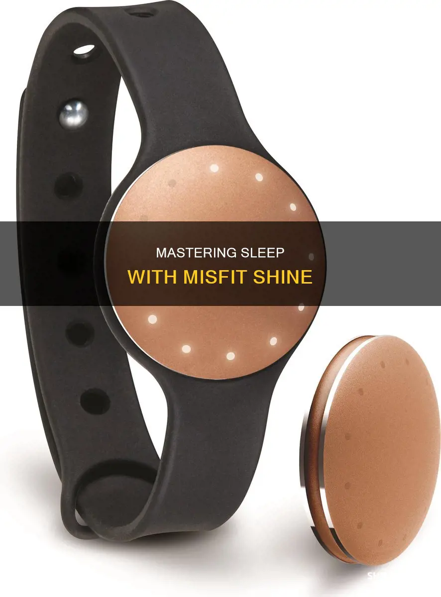 how to use misfit shine sleep