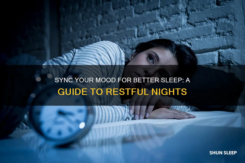 how to use mood sync to get better sleep