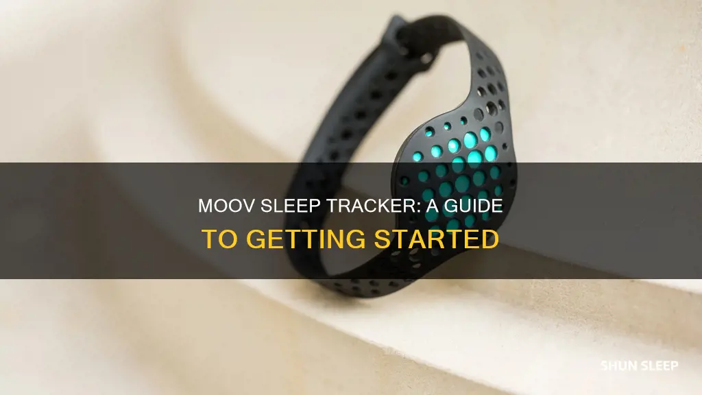how to use moov sleep tracker