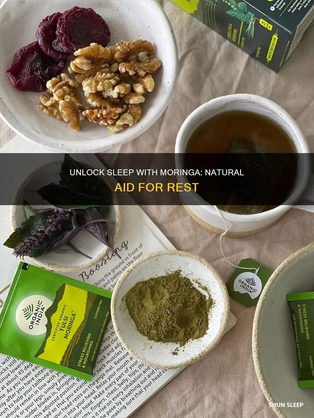 how to use moringa for sleep