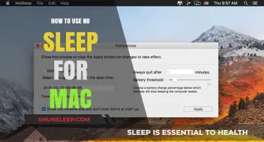 Staying Up with No Sleep on Mac