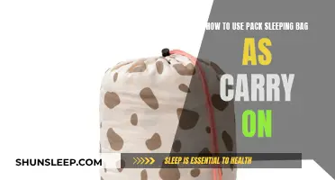 Smartly Packing a Sleeping Bag for Carry-On