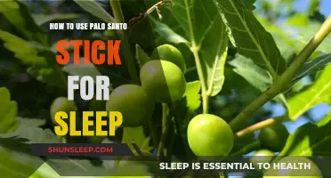 Using Palo Santo for Sleep: A Beginner's Guide