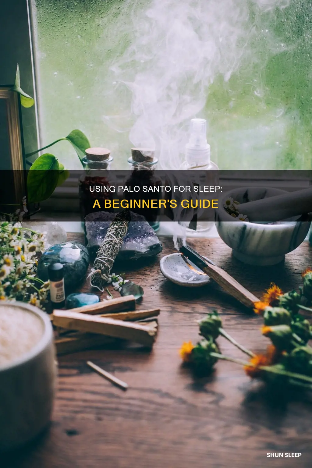 how to use palo santo stick for sleep