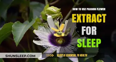 Unlock Better Sleep with Passion Flower Extract
