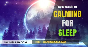 Peace and Calming for Sleep: A Natural Remedy