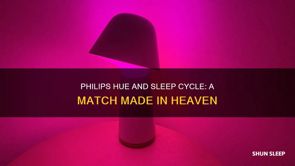 how to use philips hue with sleep cycle
