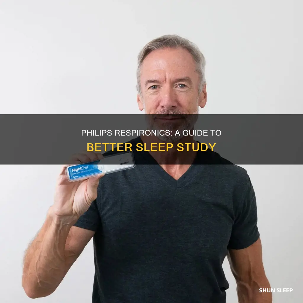 how to use philips respironics sleep study
