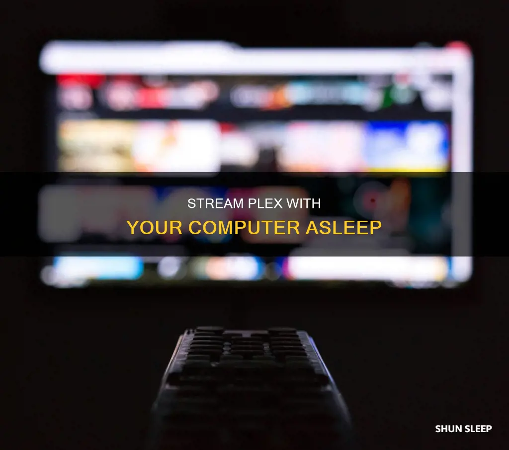 how to use plex when computer is sleeping