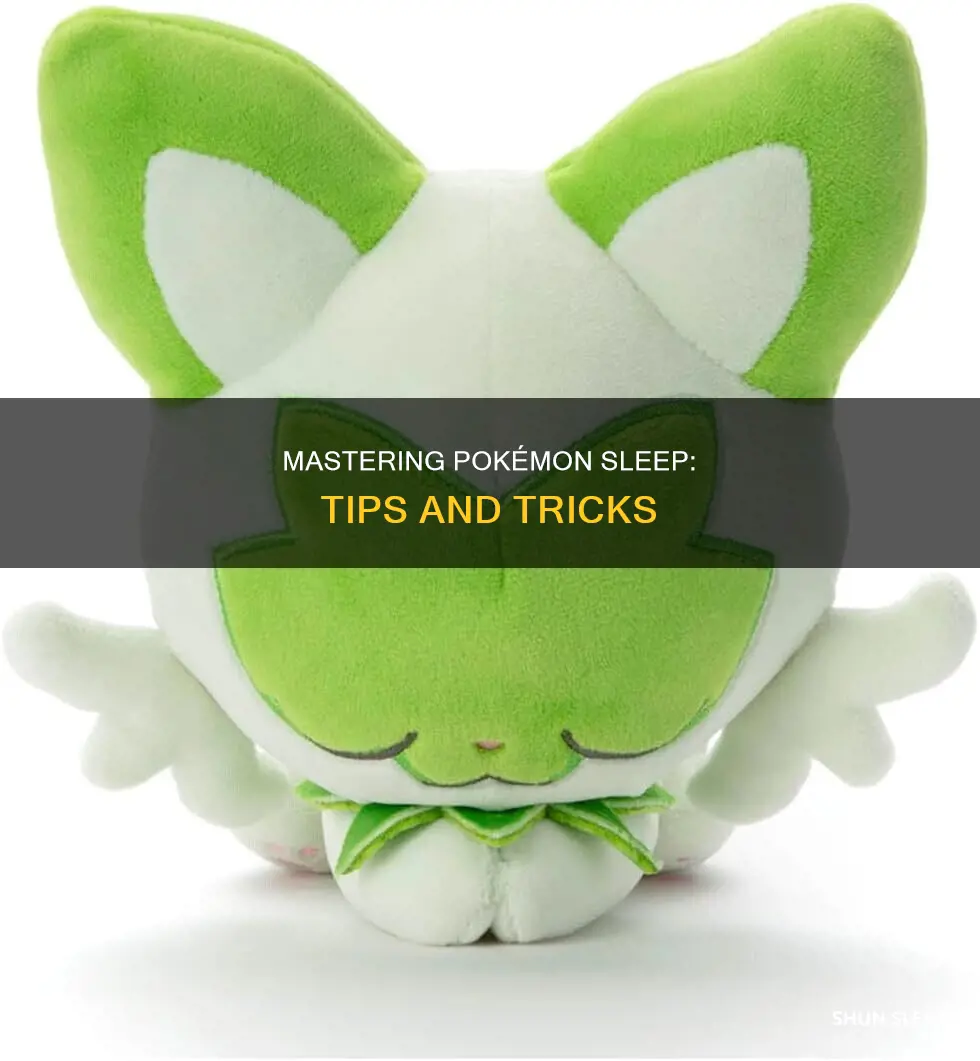 how to use pokémon sleep