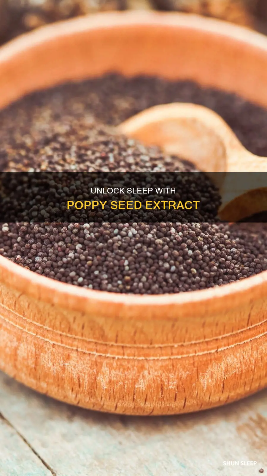 how to use poppy seed extract for sleep