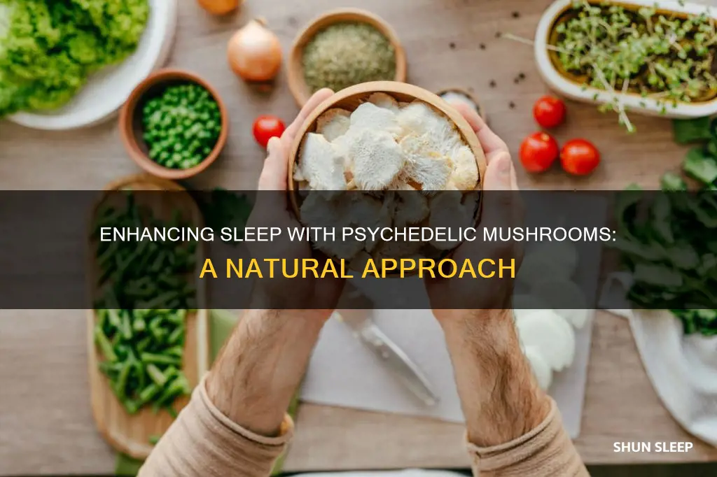how to use psychadellic mushrooms to improve sleep