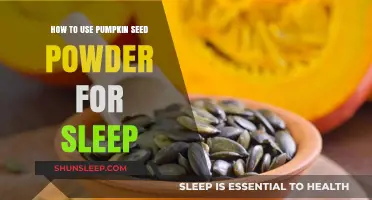 Pumpkin Seed Powder: A Natural Sleep Aid