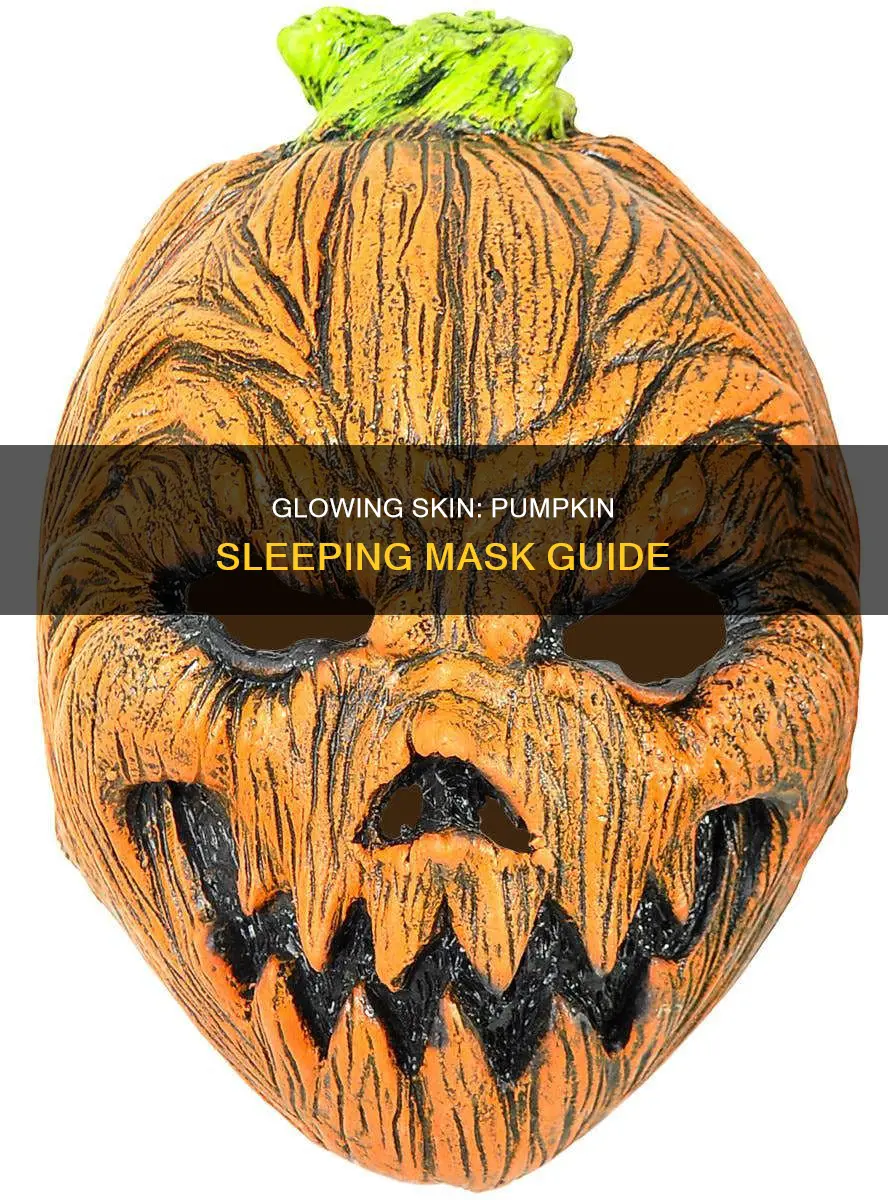 how to use pumpkin sleeping mask