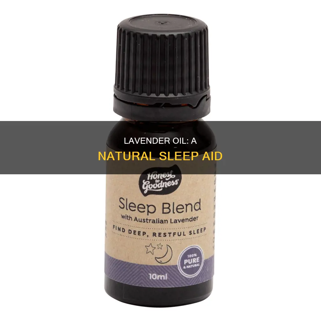 how to use pure lavender oil for sleep